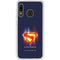Superman 2025 Energy Shield Neon Emblem Galaxy A20 Clear Case